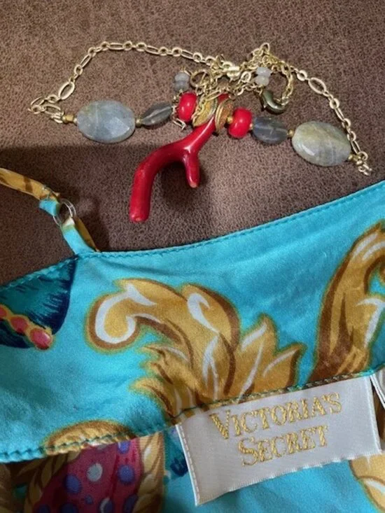 Victoria's Secret 100% Silk Mini Dress Nightgown P - Picture 3 of 5